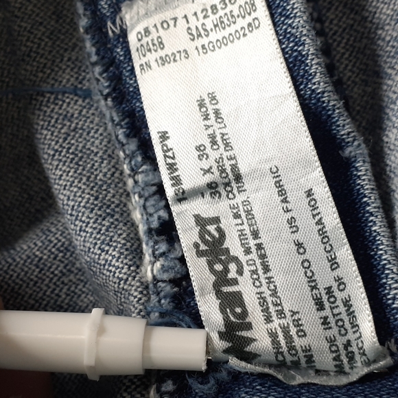 Wrangler Destroyed, Faded, Destressed 13MWZPW Cowboy Cut Men's 36x34 - Picture 15 of 16